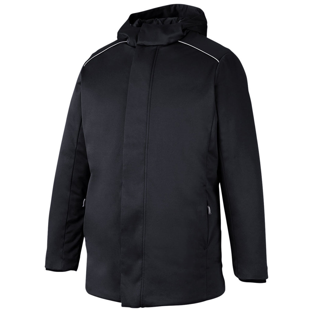 Core 365 Unisex Black Techno Lite Flat-Fill Insulated Jacket