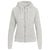 Landway Women's Heather Oatmeal Kingsley Quilted Fleece Hoodie