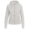 Landway Women's Heather Oatmeal Kingsley Quilted Fleece Hoodie