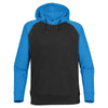 Stormtech Men's Black/Electric Blue Omega Two-Tone Hoody