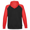 Stormtech Men's Black/Bright Red Omega Two-Tone Zip Hoody