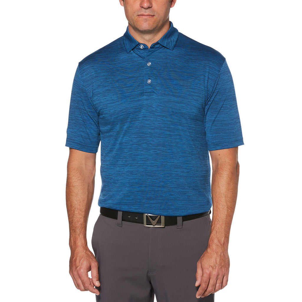 Callaway Men's Blueberry Pancake Broken Stripe Polo