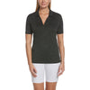 Callaway Women's Black Broken Stripe Polo