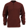 BAW Men's Maroon Long Sleeve Overshirt