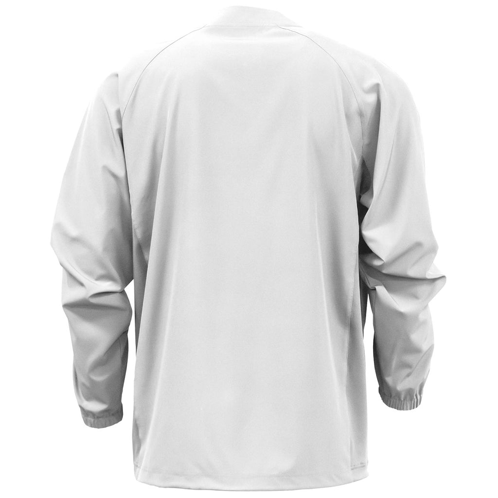 BAW Men's White Long Sleeve Overshirt