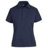 Landway Women's Heather Navy Reflex High Performance Polo