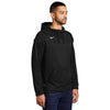 Nike Men's Team Black Therma-FIT Pullover Fleece Hoodie