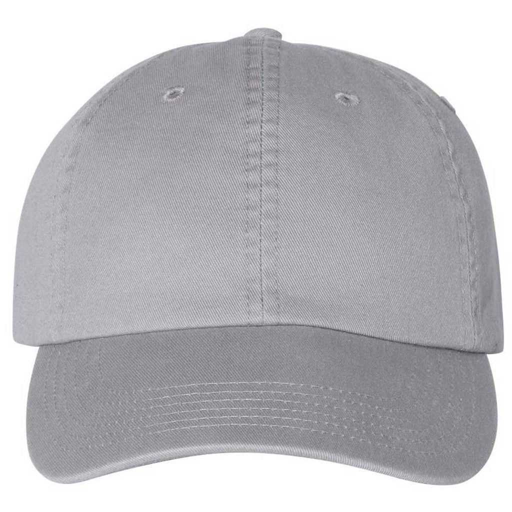 Champion Medium Grey Concrete Washed Twill Dad Cap