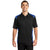 CornerStone Men's Black/Royal Select Snag-Proof Two Way Colorblock Pocket Polo