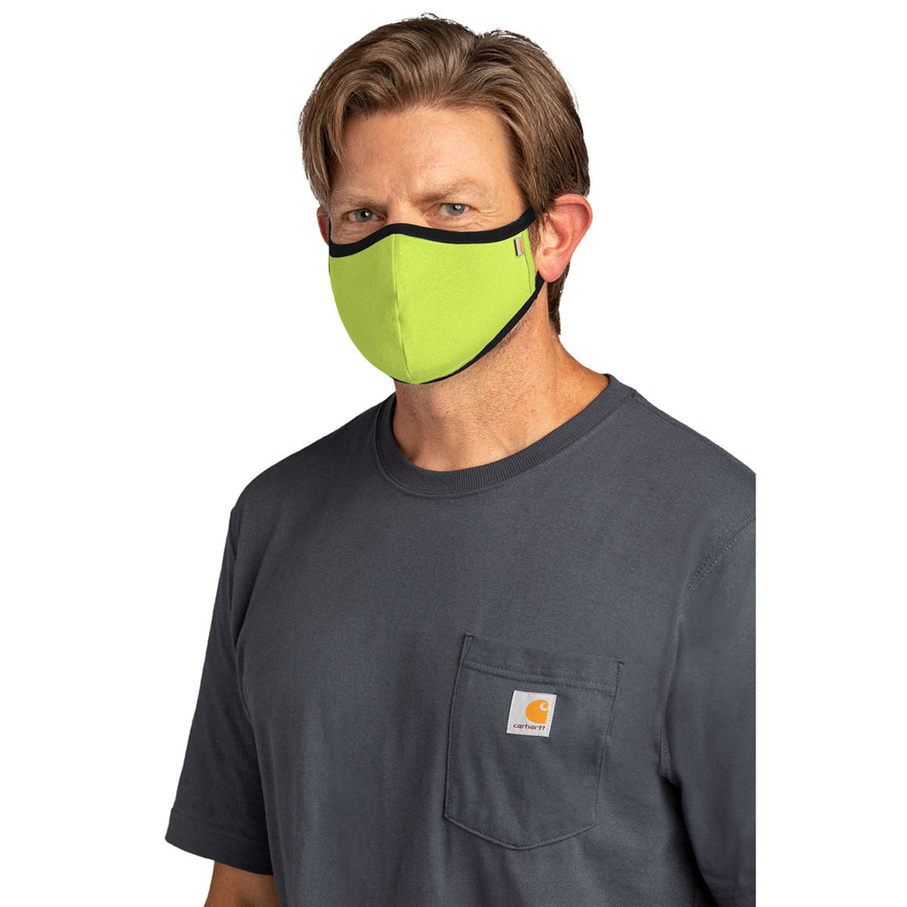 Carhartt Bright Lime Cotton Ear Loop Face Mask (3 pack)