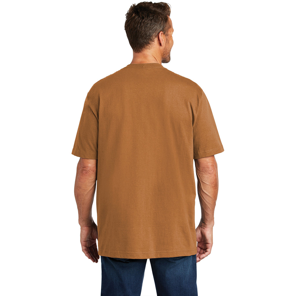 Carhartt Men's Carhartt Brown Workwear Pocket Short Sleeve T-Shirt