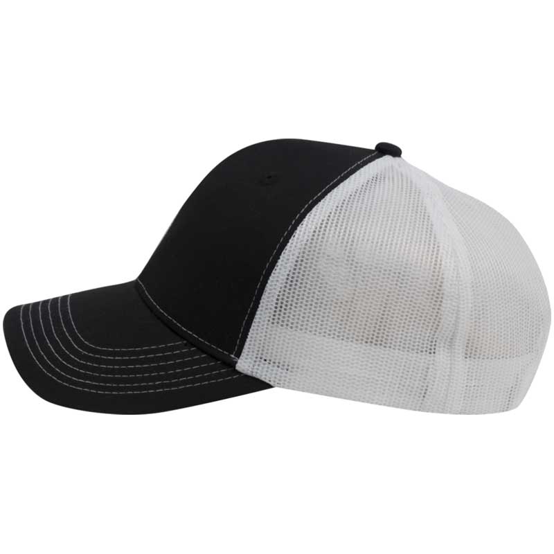 Clique Black/White Classic Fit Mesh Snap Back Cap