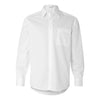 Calvin Klein Men's White Micro Herringbone Dress Shirt