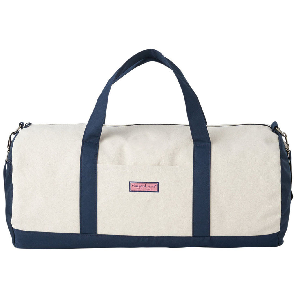 Vineyard Vines Natural Medium Duffle