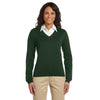 Devon & Jones Women's Forest V-Neck Sweater