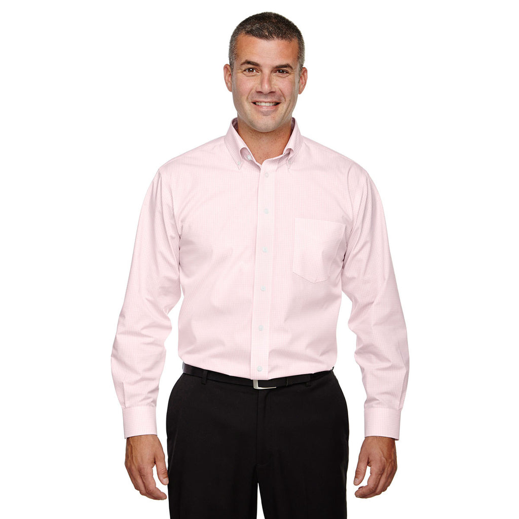 Devon & Jones Men's Pink Crown Collection Gingham Check