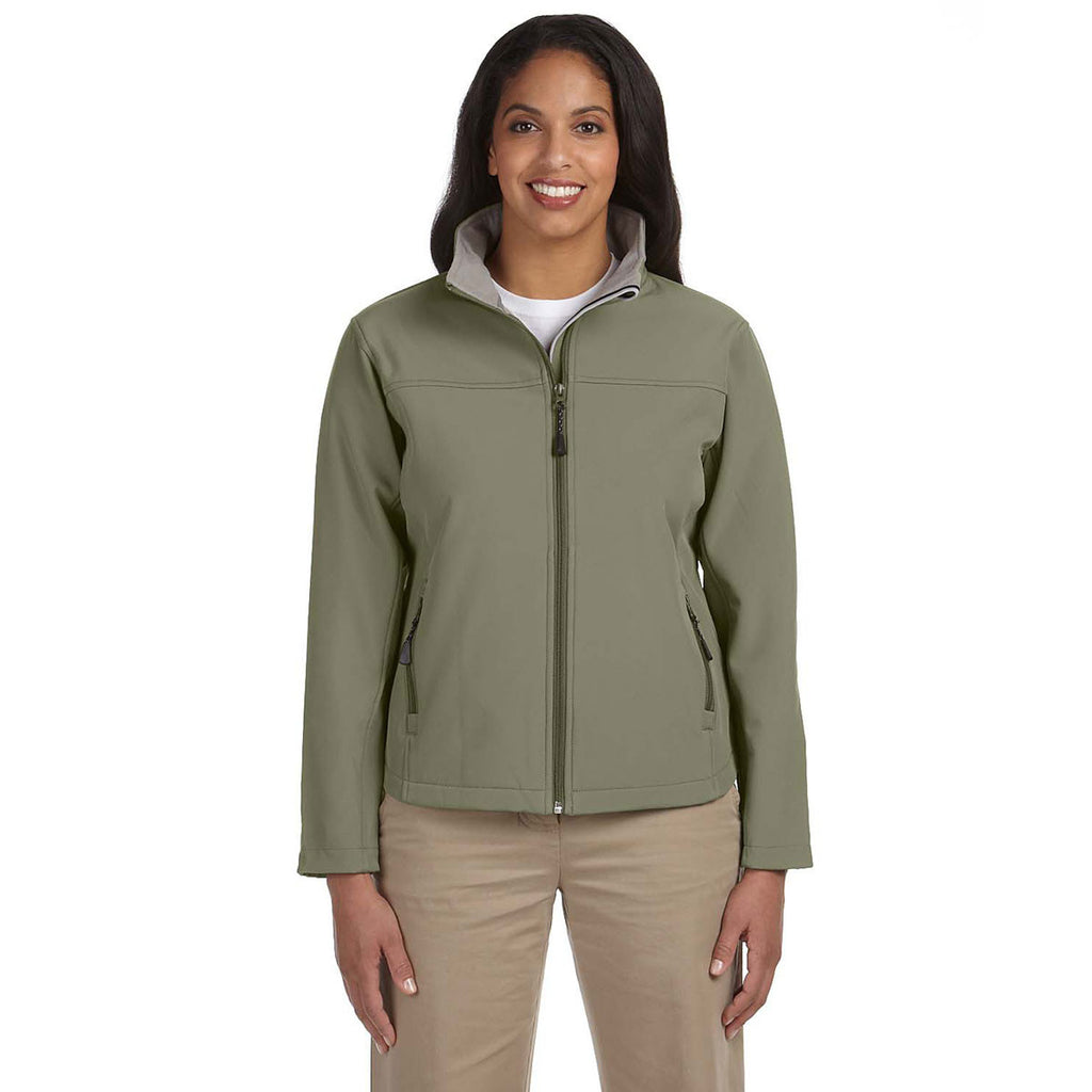 Devon & Jones Women's Olive Soft Shell Jacket