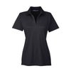 Devon & Jones Women's Black CrownLux Performance Polo