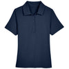 Devon & Jones Women's Navy CrownLux Performance Range Flex Polo