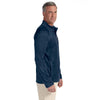 Devon & Jones Men's Navy Stretch Tech-Shell Compass Full-Zip