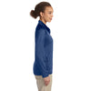 Devon & Jones Women's French Blue Heather Stretch Tech-Shell Compass Full-Zip