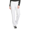 Dickies Women's White Dynamix Mid Rise Pull-on Pant