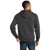 District Men's Charcoal Perfect Weight Fleece Full-Zip Hoodie