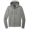 District Men's Heathered Charcoal Perfect Tri Fleece Full-Zip Hoodie