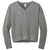 District Women's Heathered Charcoal Perfect Tri Fleece V-Neck Sweatshirt