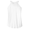 District Women's White Perfect Tri Rocker Tank