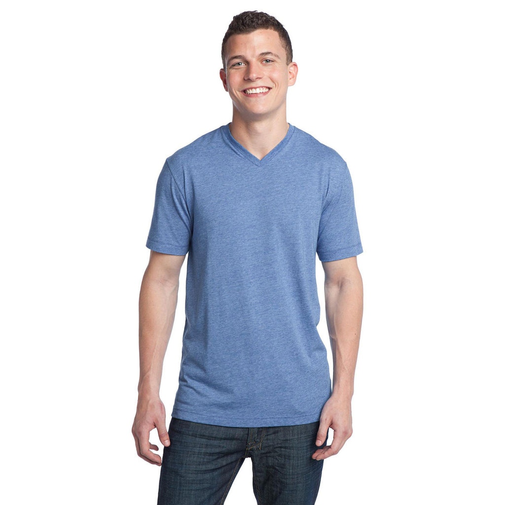 District Men's Maritime Heather Tri-Blend V-Neck Tee