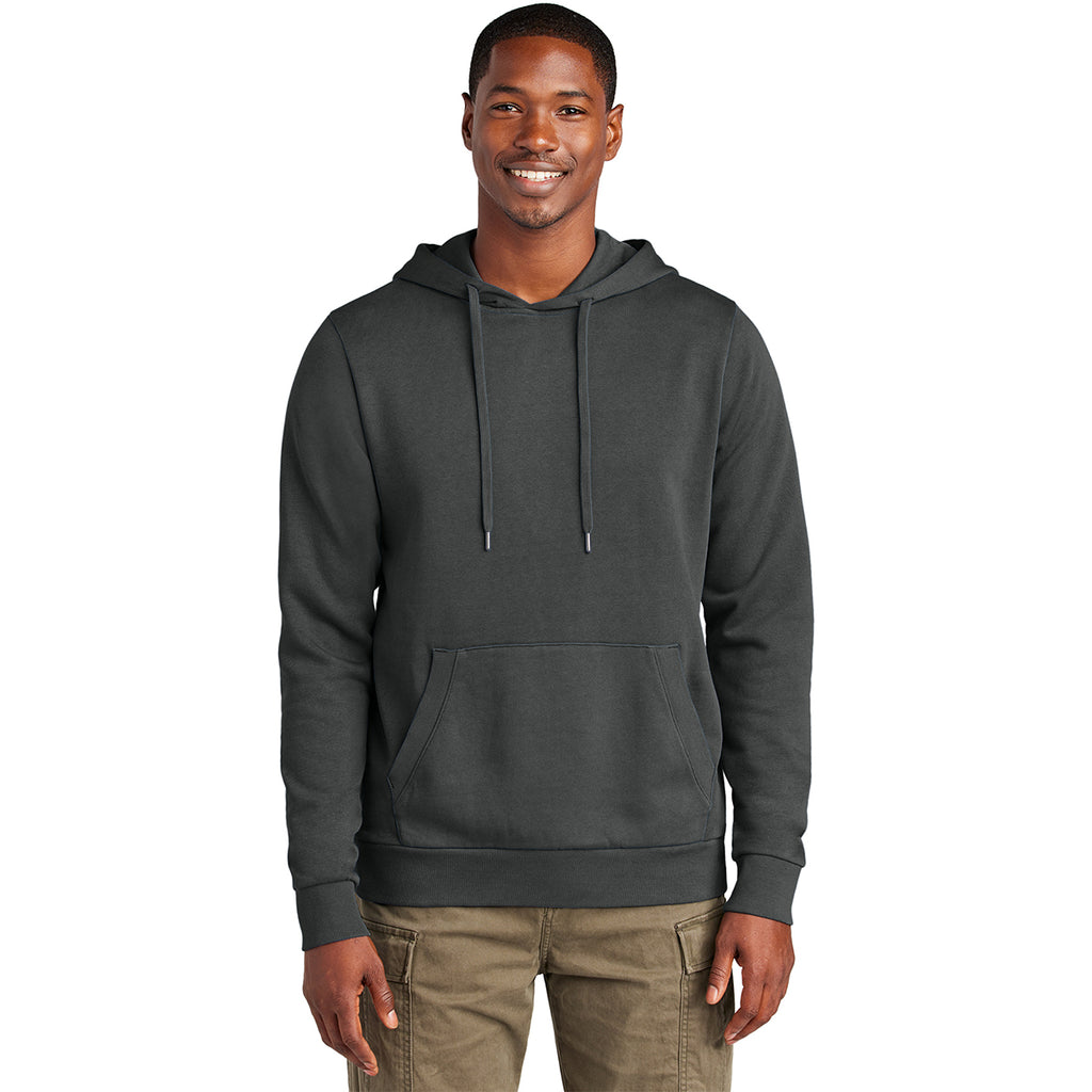 District Men's Graphite Wash Fleece Hoodie