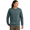 District Men's Deep Steel Blue Wash Fleece Crew