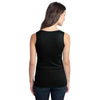 District Women's Jet Black 1x1 Rib Tank