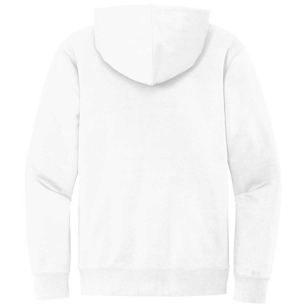 District Men's White V.I.T. Fleece Hoodie