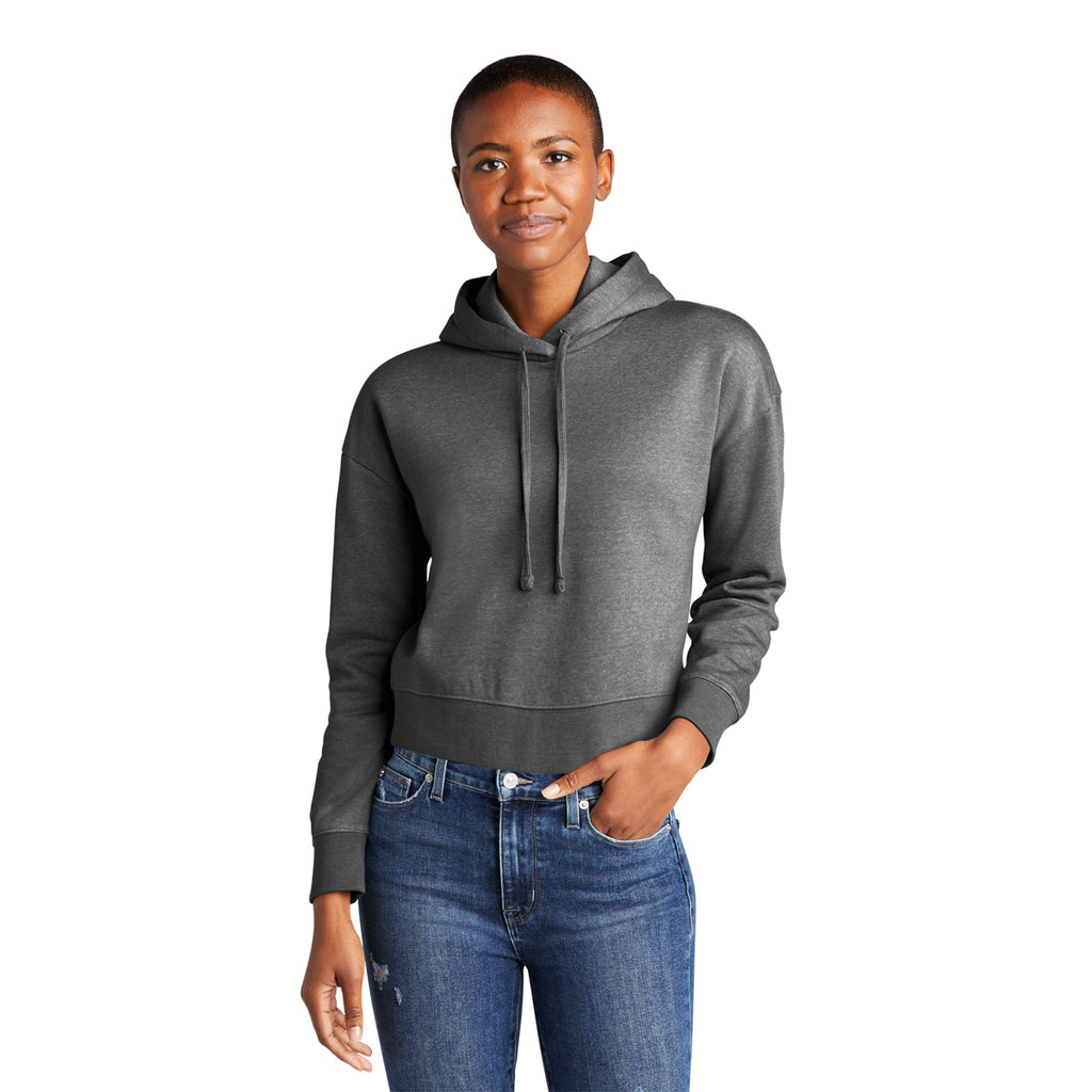 District Women's Heathered Charcoal V.I.T Fleece Hoodie