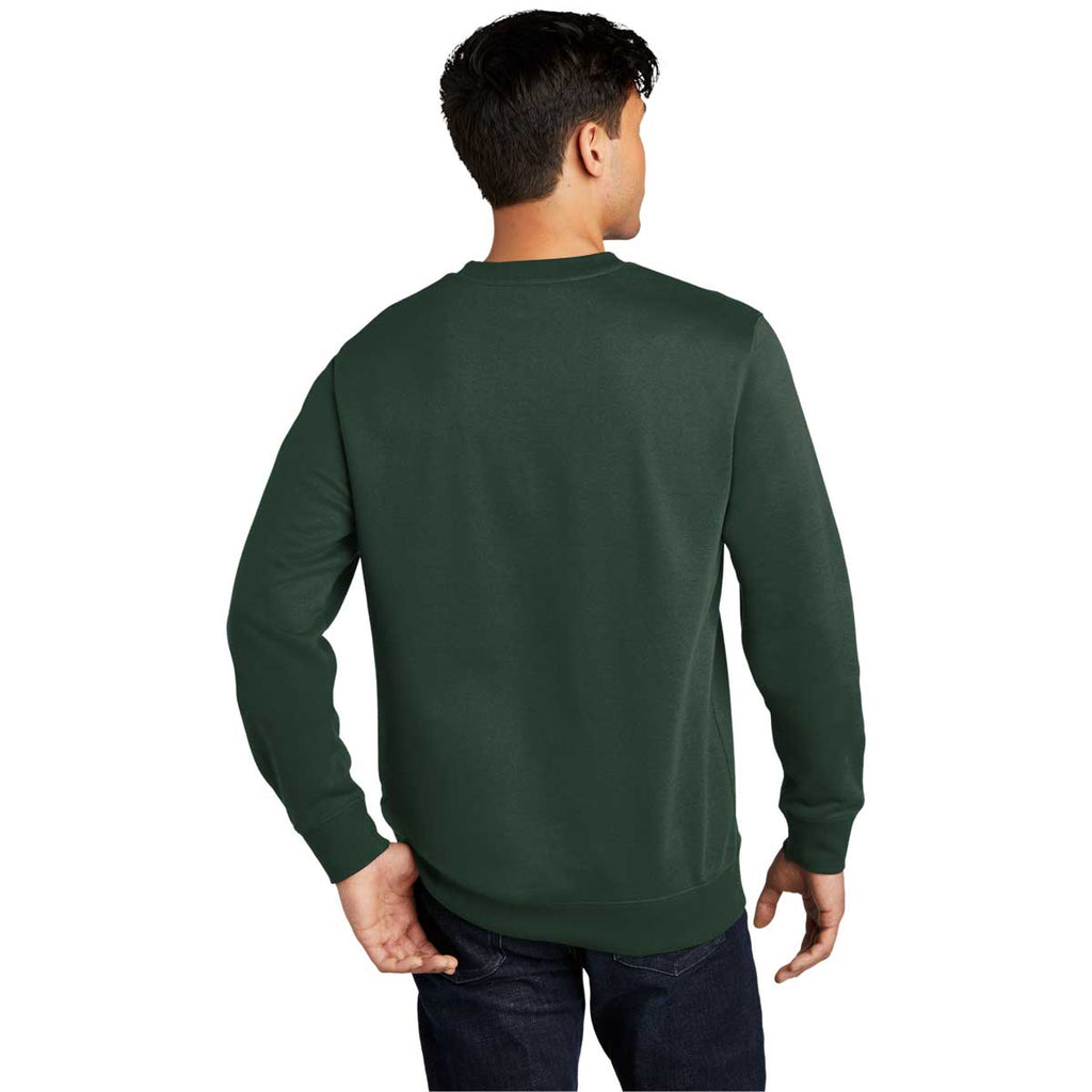 District Men's Forest Green V.I.T. Fleece Crew