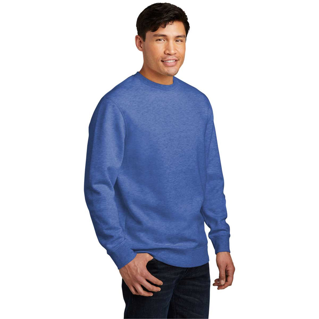 District Men's Royal Frost V.I.T. Fleece Crew