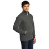 District Men's Charcoal V.I.T. Fleece Quarter Zip