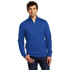 District Men's Deep Royal V.I.T. Fleece Quarter Zip