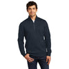 District Men's New Navy V.I.T. Fleece Quarter Zip