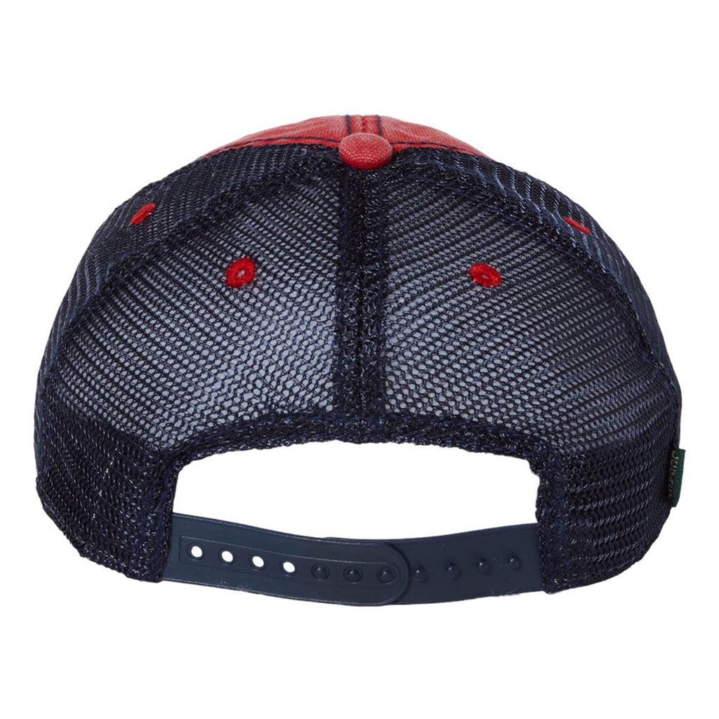 Legacy Scarlet Red/Navy Dashboard Trucker Cap