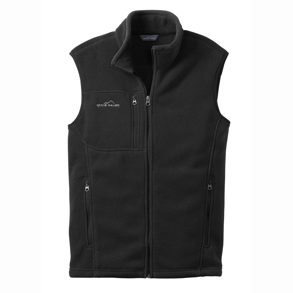 Eddie Bauer Men's Black Fleece Vest