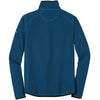 Eddie Bauer Men's Deep Sea Blue Full-Zip Vertical Fleece Jacket