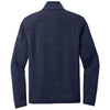 Eddie Bauer Men's River Blue Heather Sweater Fleece Quarter Zip