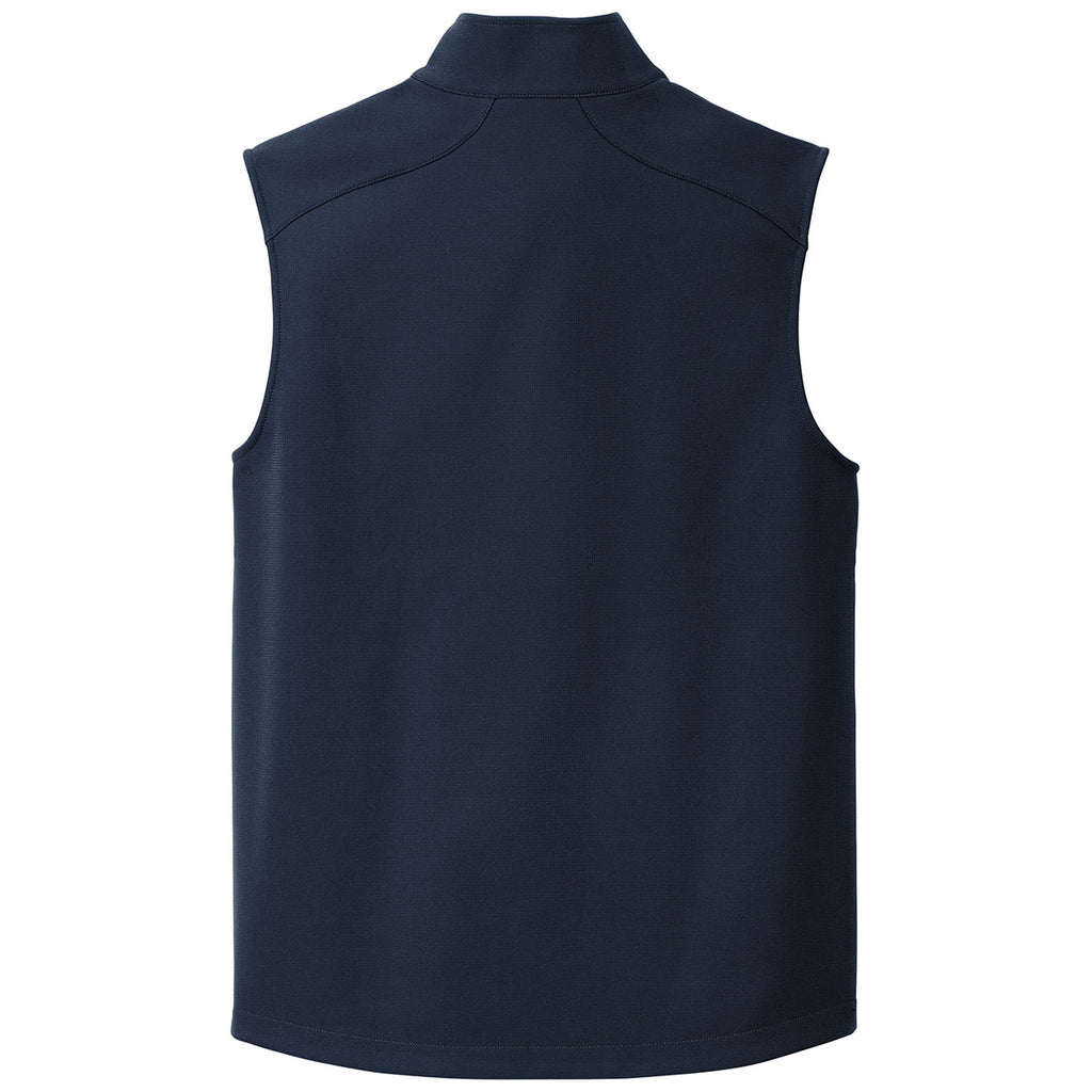 Eddie Bauer Men's River Blue Navy Stretch Soft Shell Vest