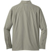 Eddie Bauer Men's Driftwood Beige L/S Performance Travel Shirt