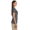Econscious Women's Charcoal Organic Cotton Short-Sleeve V-Neck T-Shirt