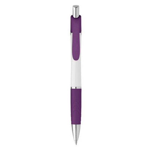 BIC Purple Emblem Pen with Blue Ink