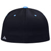 Pacific Headwear Navy/Columbia Blue Premium P-Tec FlexFit Cap